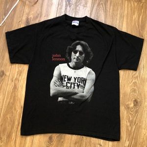 Vintage John Lennon T-Shirt large adult cotton